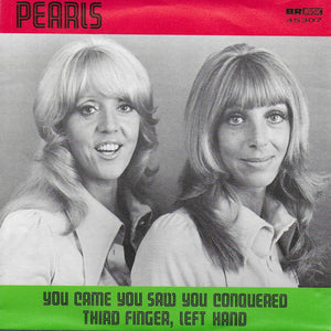 Pearls - You came you saw you conquered / Third finger, left hand