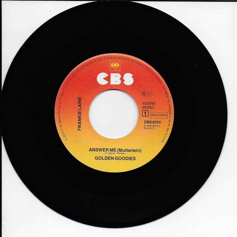 Frankie Laine - Answer me