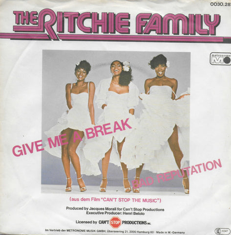 Ritchie Family - Give me a break (Duitse uitgave)