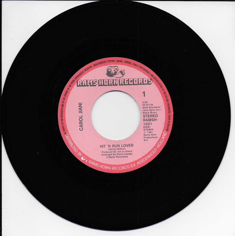 Carol Jiani - Hit 'n run lover