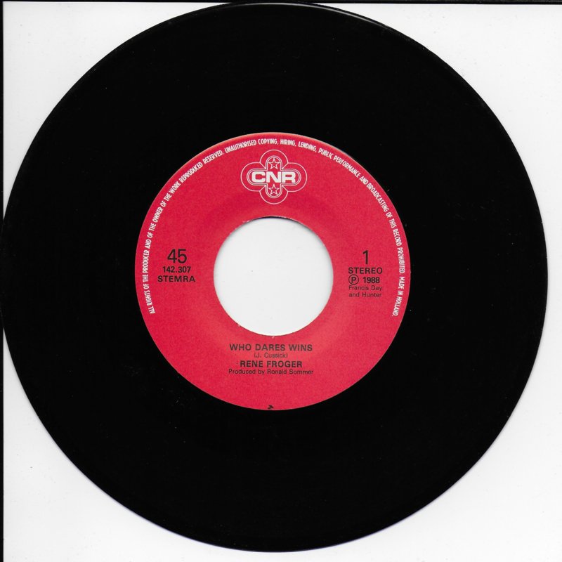 Rene Froger - Who dares wins
