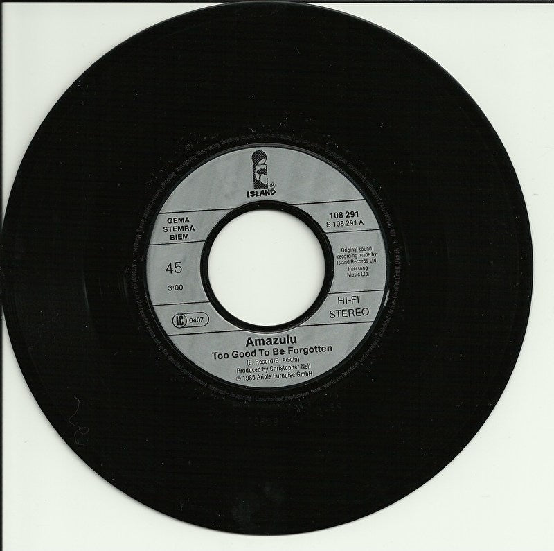 Amazulu - Too good to be forgotten