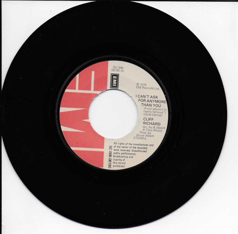 Cliff Richard - I can't ask for anymore than you