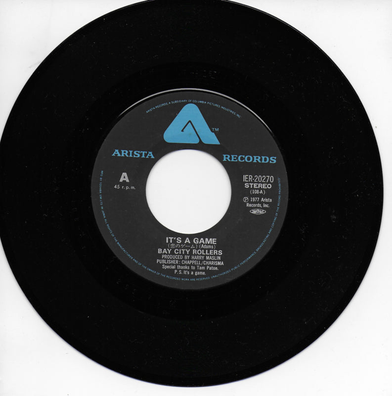 Bay City Rollers - It's a game (Japanse uitgave)