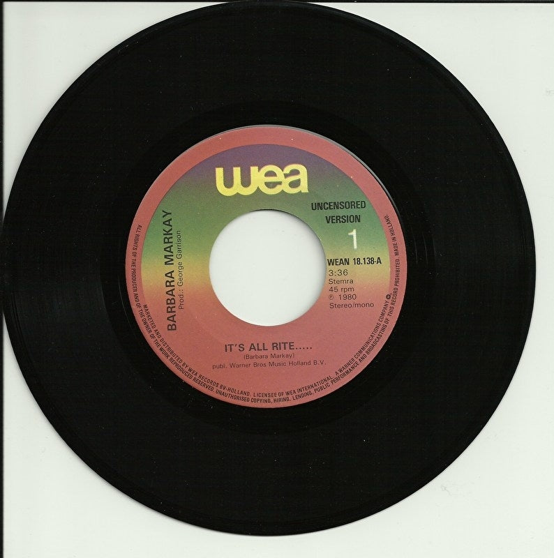 Barbara Markay - It's all rite