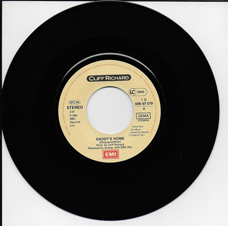 Cliff Richard - Daddy's home (Duitse uitgave)