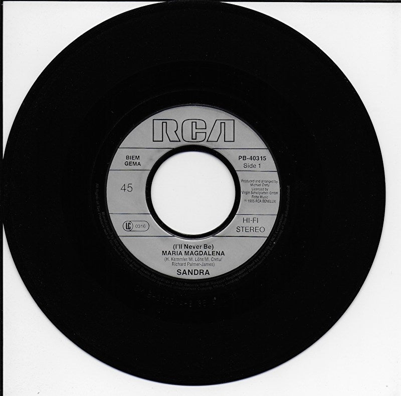 Sandra - (i'll never be) Maria Magdalena