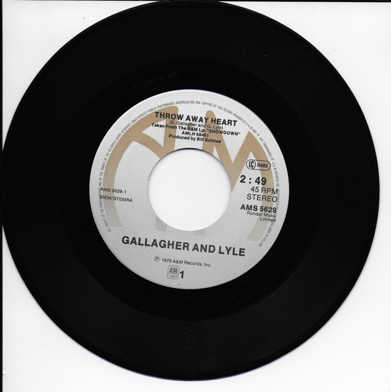 Gallagher & Lyle - Throw away heart