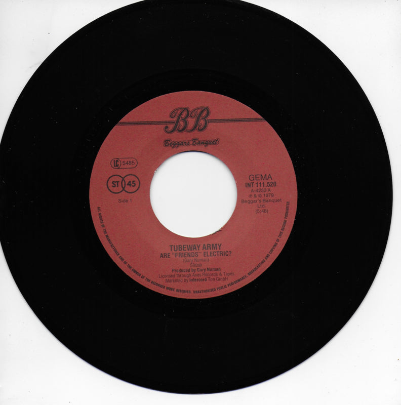 Tubeway Army - Are friends electric? (Duitse uitgave)