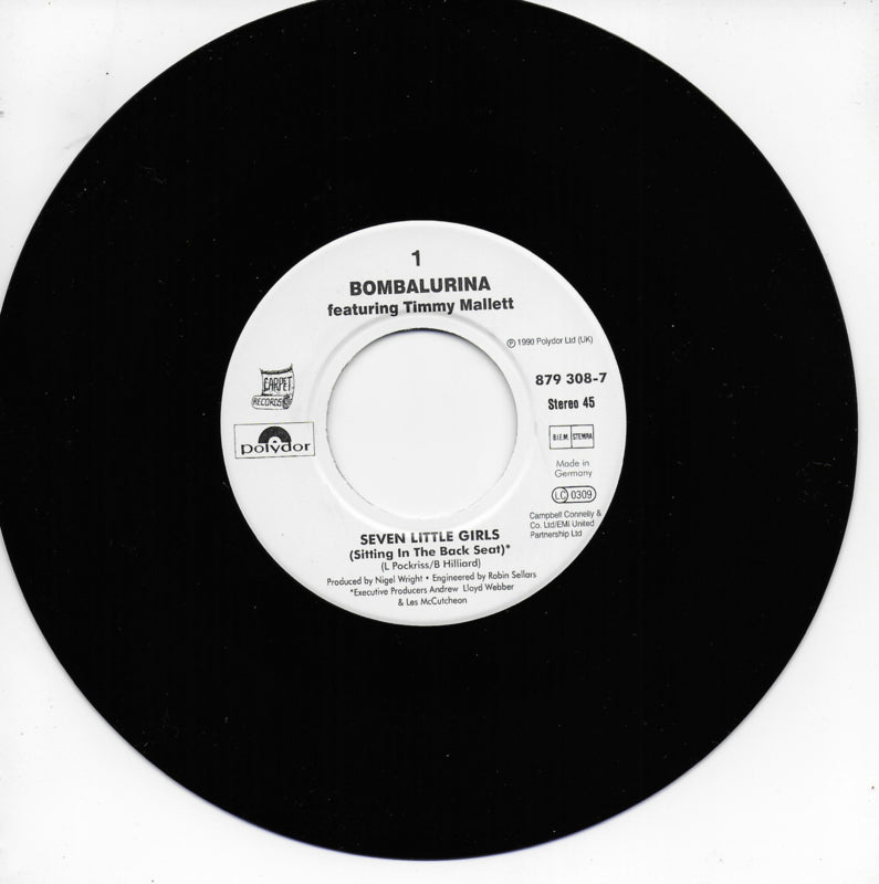 Bombalurina feat. Timmy Mallett - Seven little girls sitting in the back seat