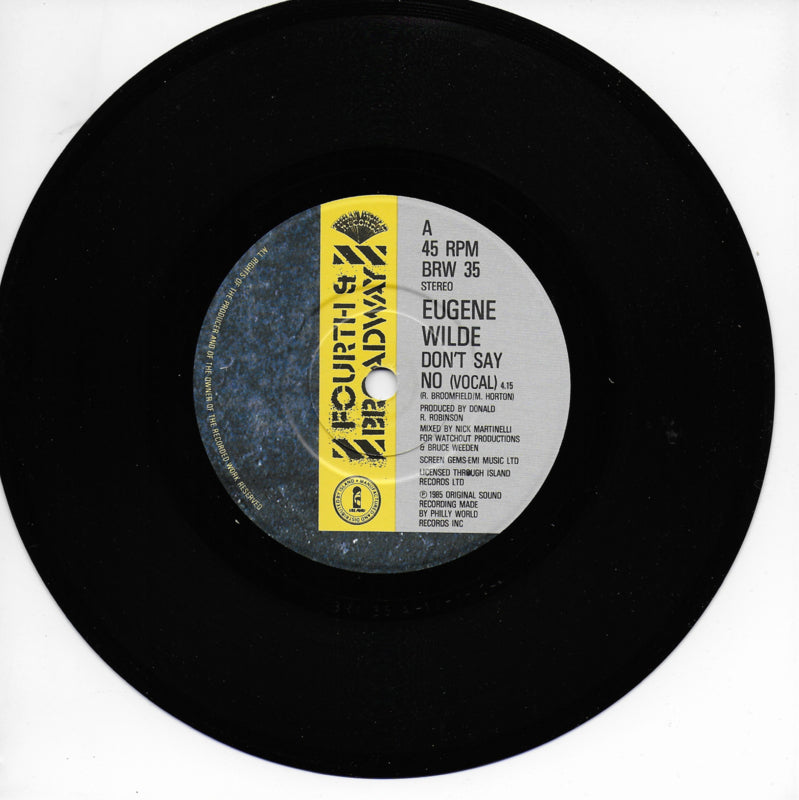 Eugene Wilde - Don't say no