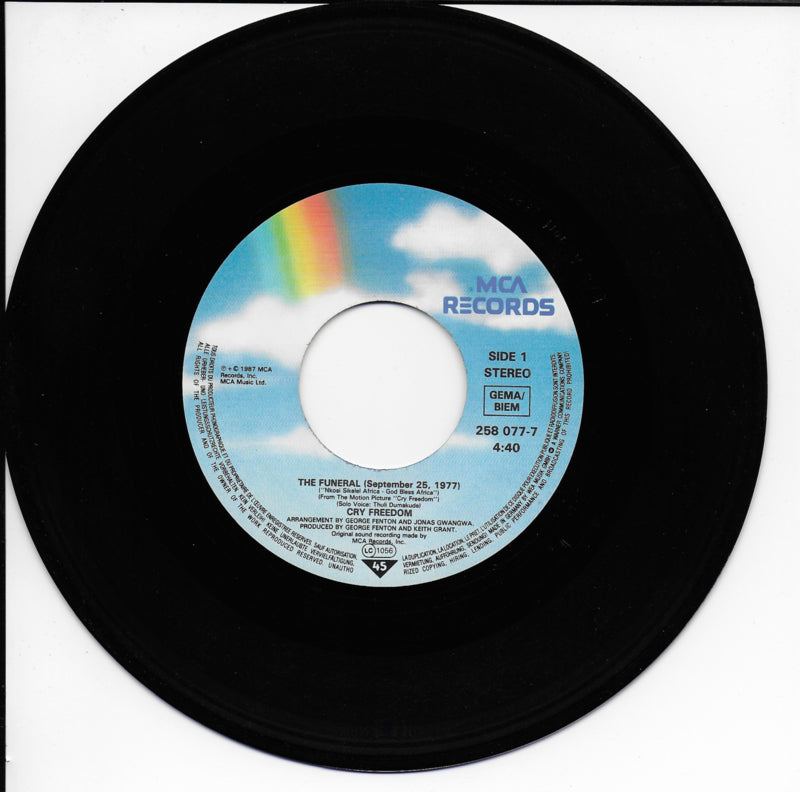 Cry Freedom - The funeral