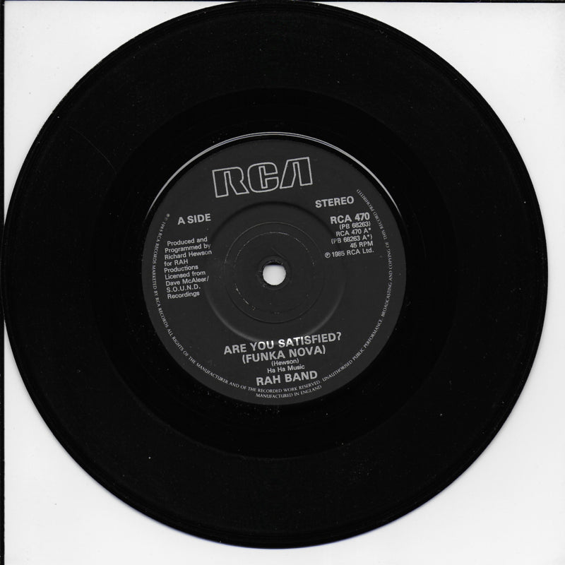 Rah Band - Are you satisfied?