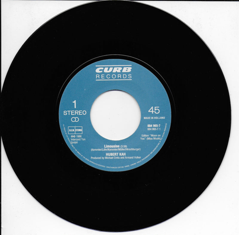 Hubert Kah - Limousine