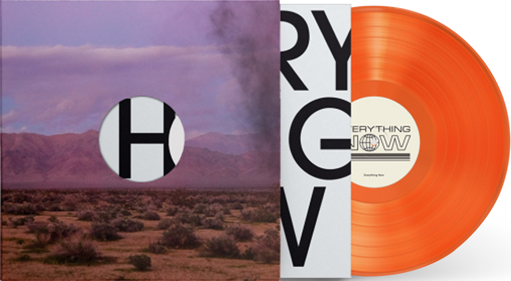 Arcade Fire - Everything now (Limited edition, orange vinyl) (12" Maxi Single)