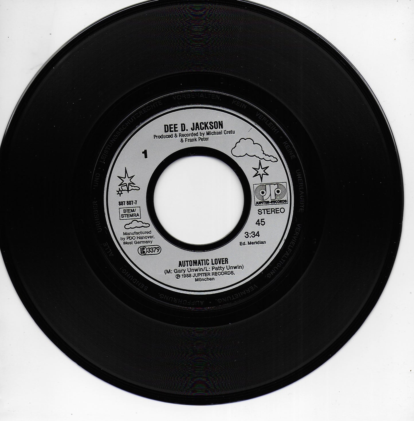 Dee D. Jackson - Automatic lover (New digital version)