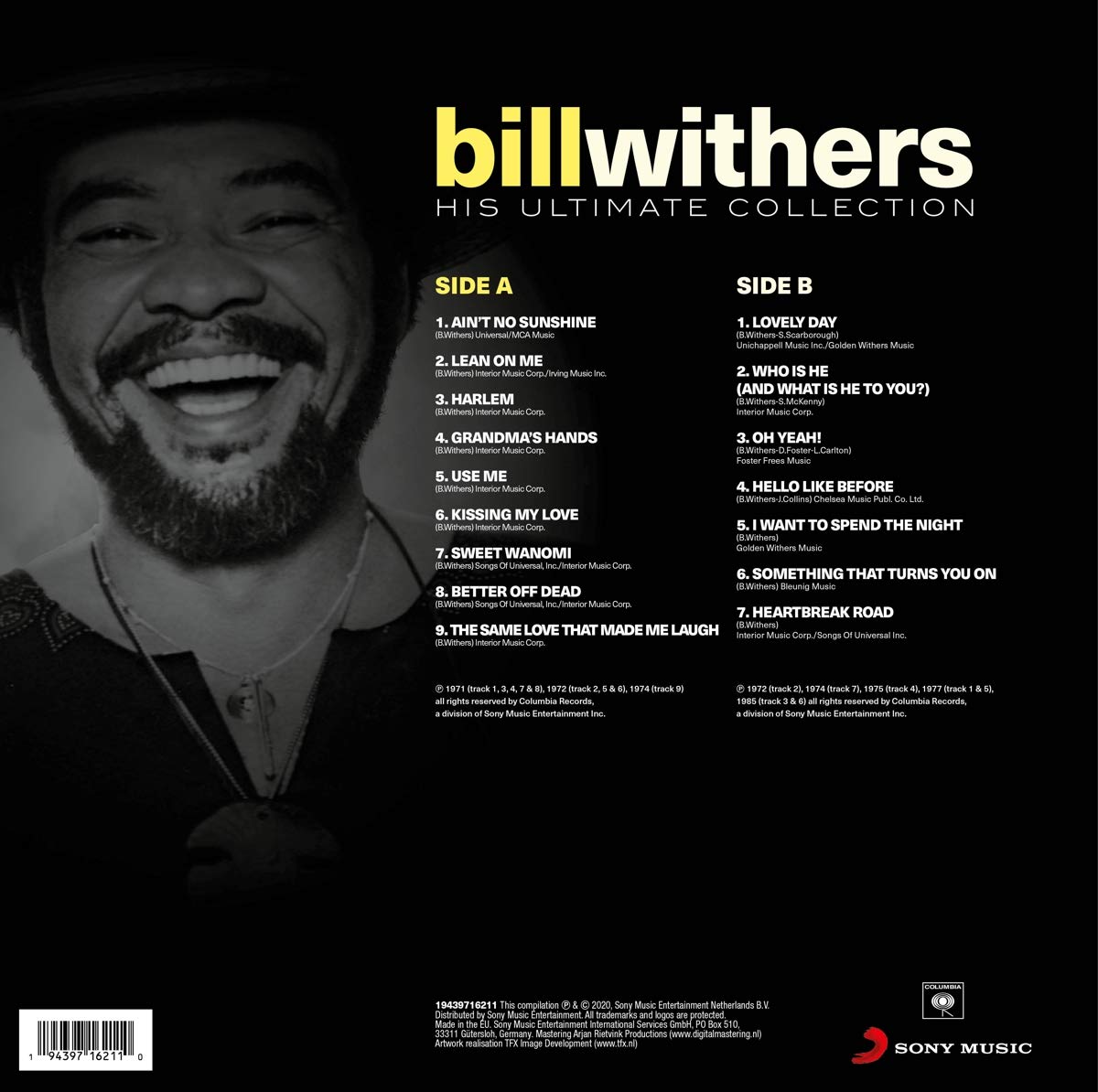 Bill Withers - His Ultimate Collection (LP)