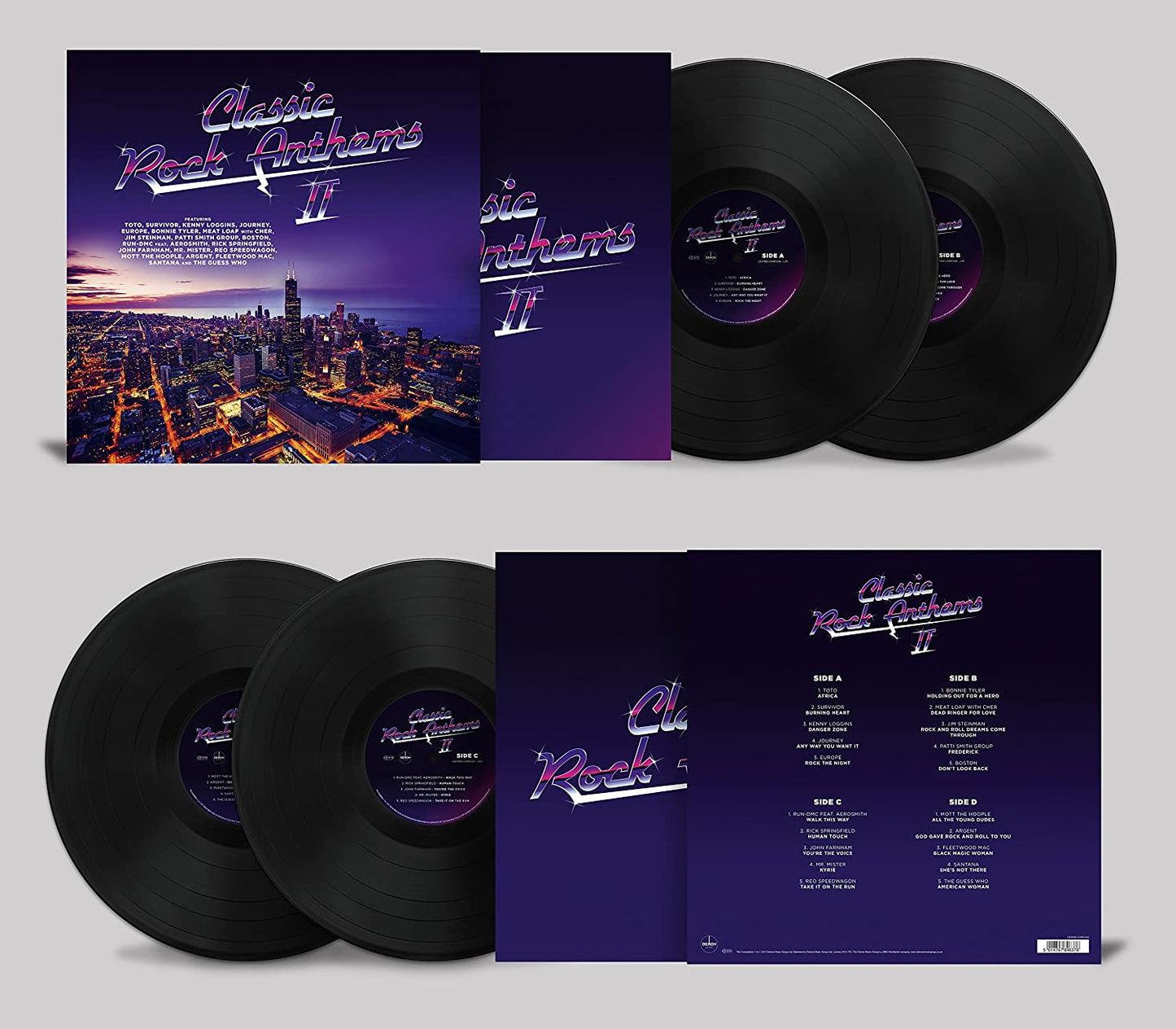 Classic Rock Anthems II - 20 Massive tracks/4 Sides Of Rock (2LP)