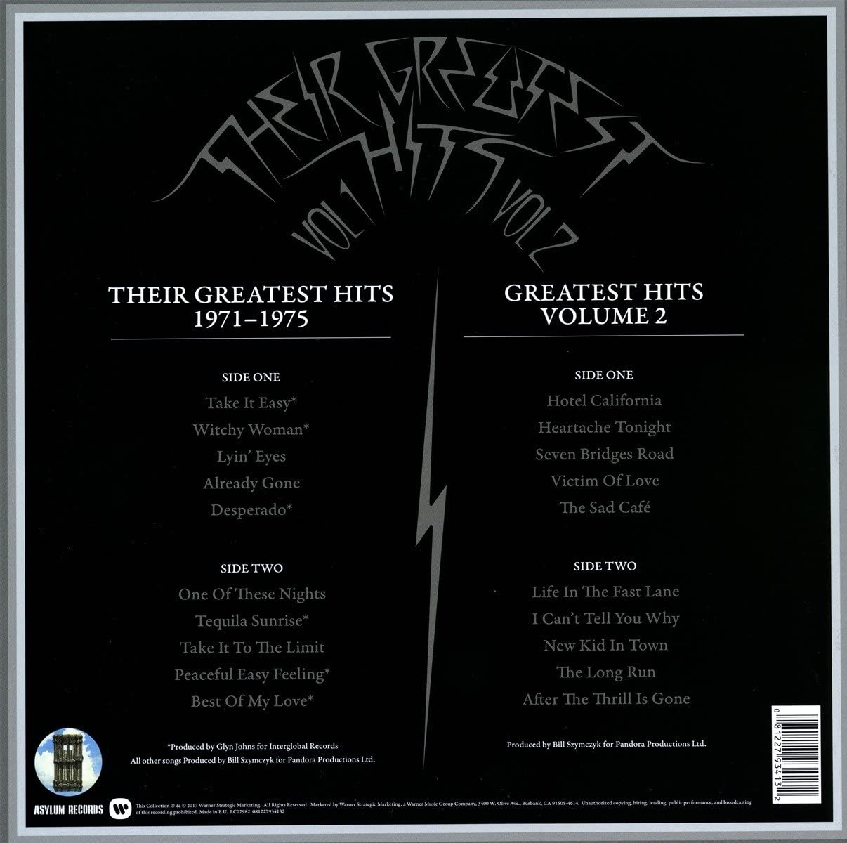 Eagles - Their Greatest Hits Volumes 1 & 2 (2LP)