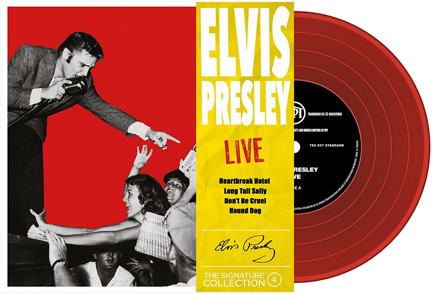 Elvis Presley - Signature collection 4 (Live) (Limited edition, rood vinyl)