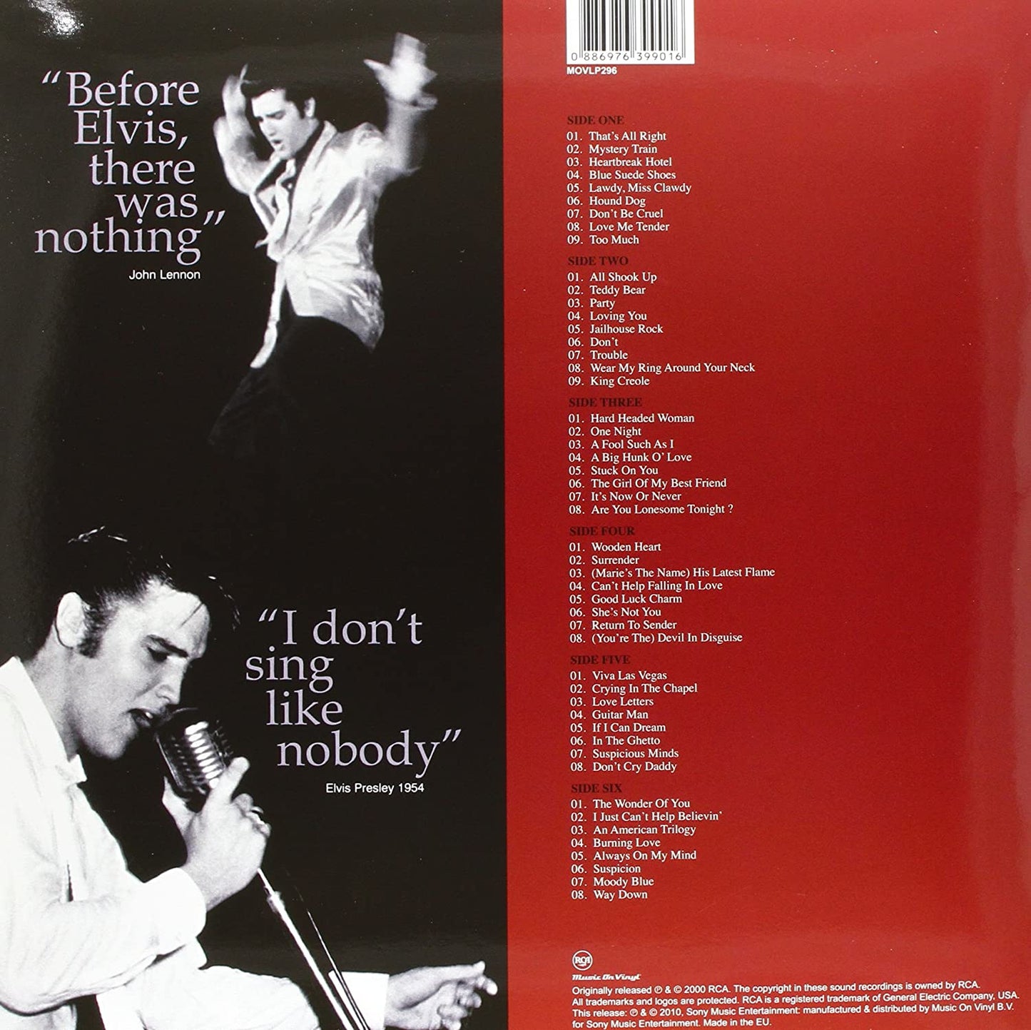 Elvis Presley - The 50 Greatest Hits (3LP)
