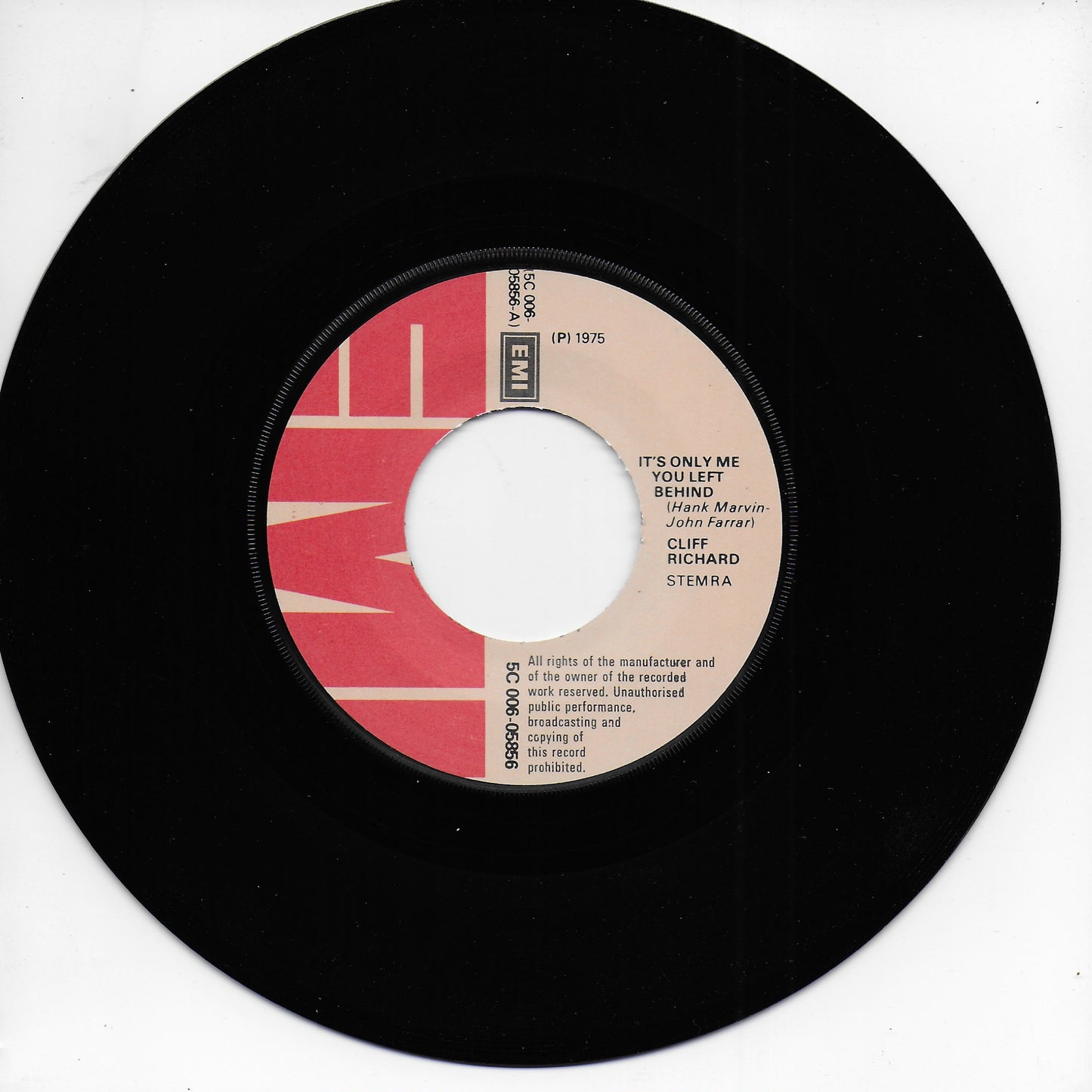 Cliff Richard - It's only me you left behind