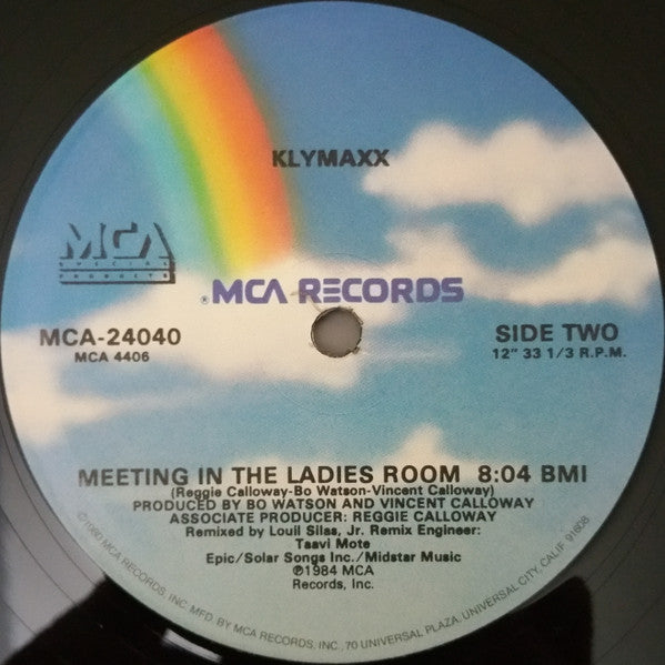 Klymaxx - The men all pause / Meeting in the ladies room (12" Maxi Single)