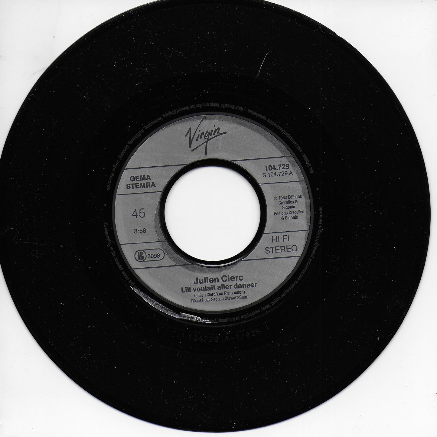 Julien Clerc - Lili voulait aller danser