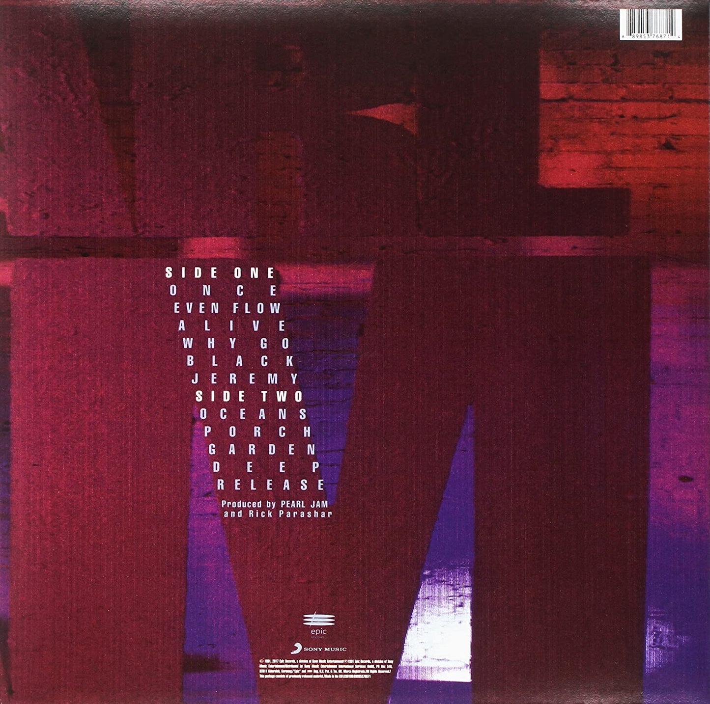 Pearl Jam - Ten (LP)