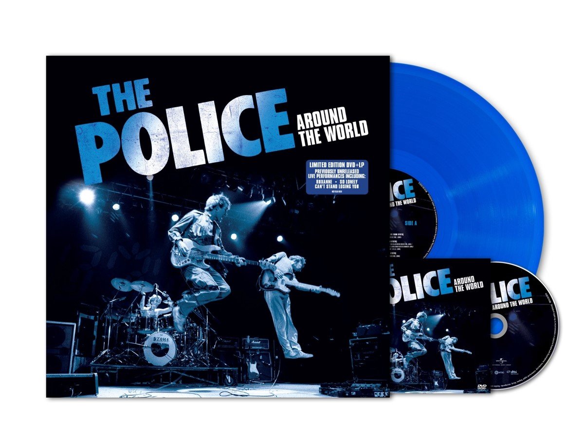 The Police - Around The World (Limited edition, Transparent blue vinyl) (LP + DVD)