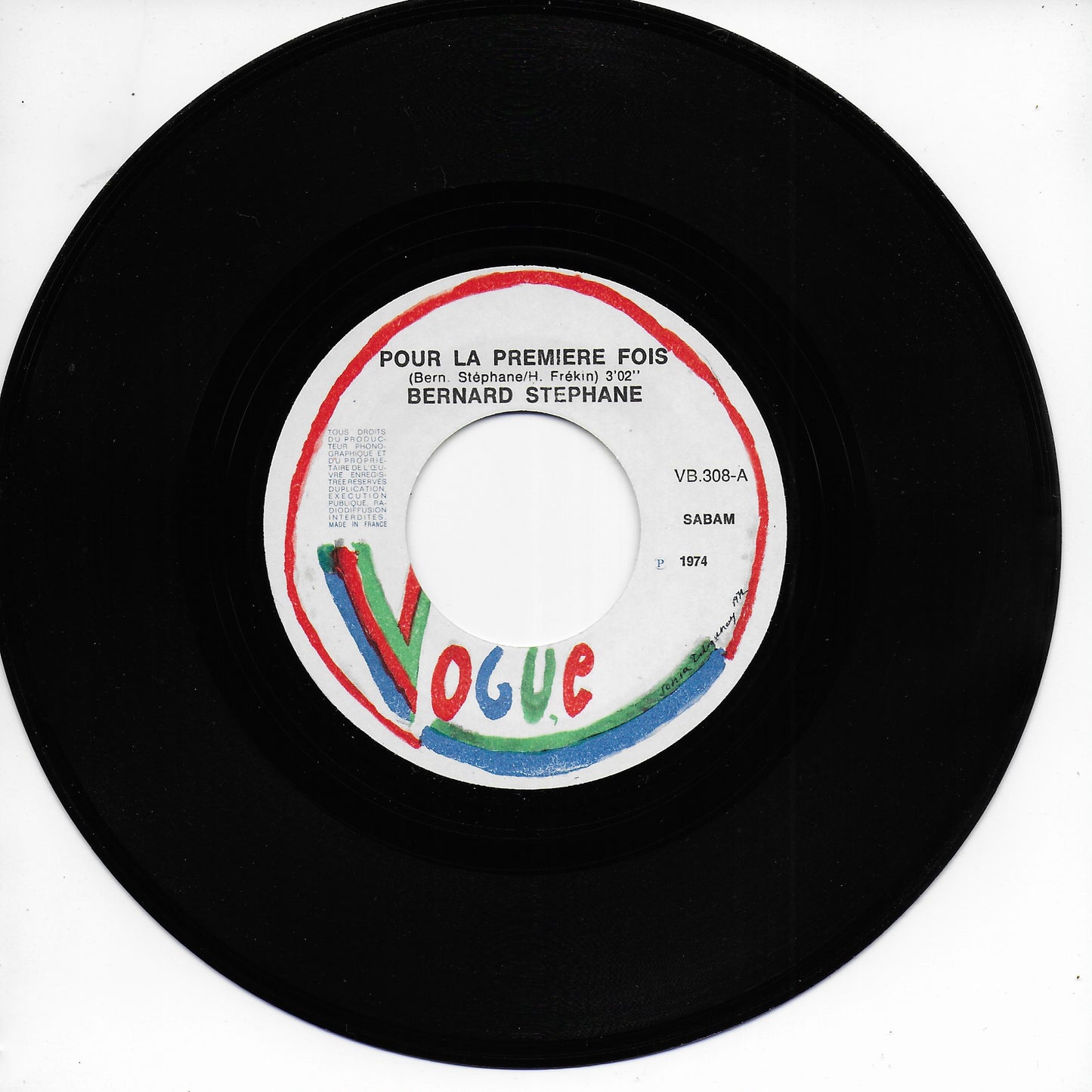 Bernard Stephane - Pour la premiere fois