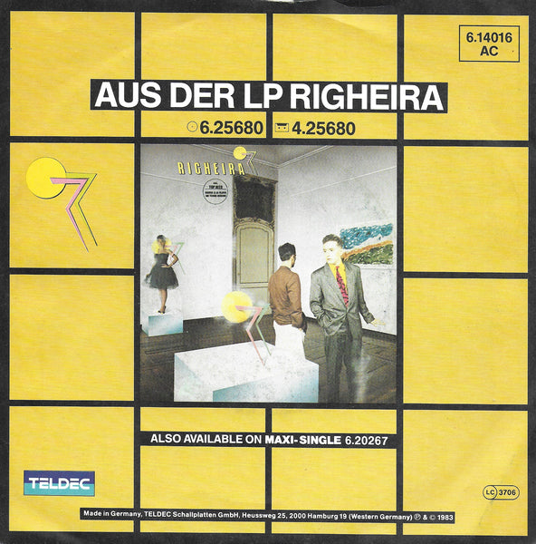 Righeira - No tengo dinero (Duitse uitgave)