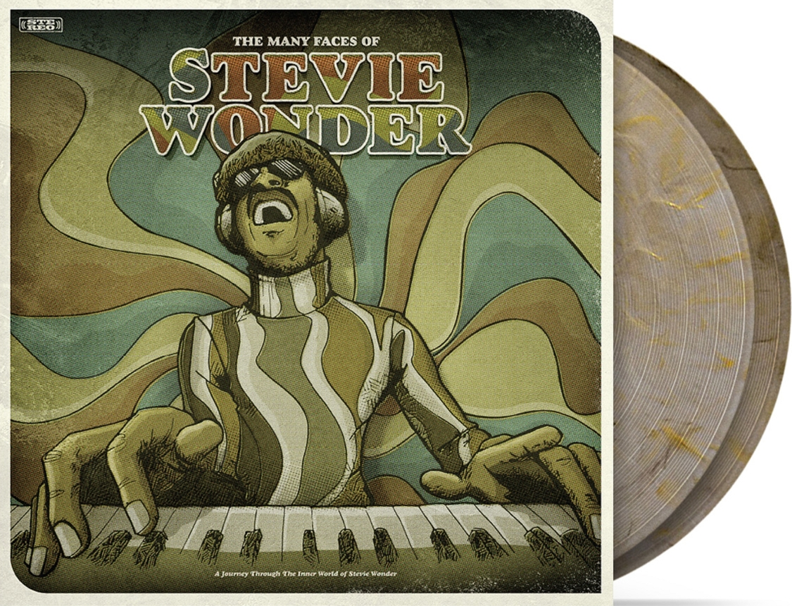 Stevie Wonder - The Many Faces Of (Limited edition, brown/yellow marbled vinyl) (2LP)