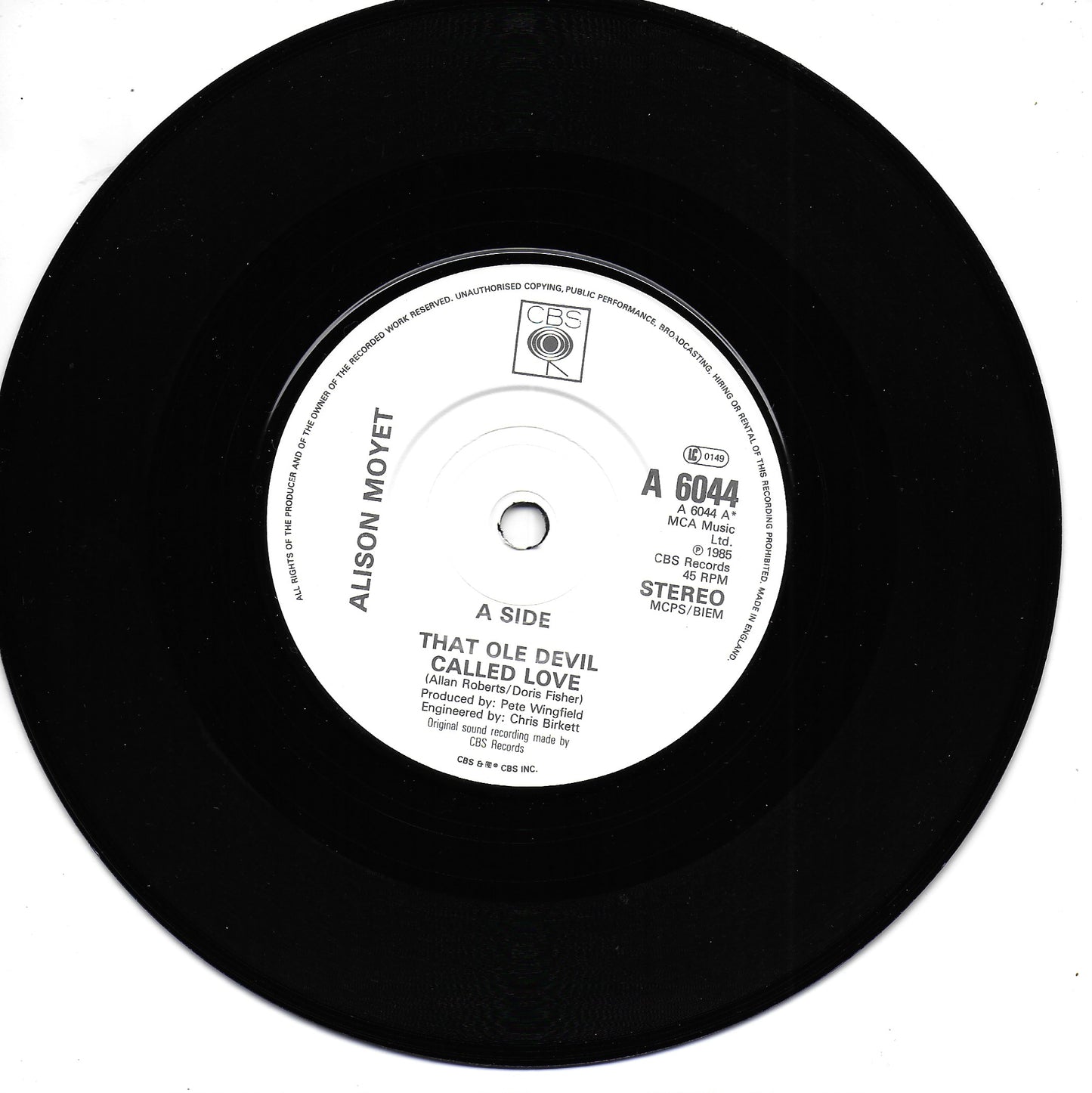 Alison Moyet - That ole devil called love (Engelse uitgave)