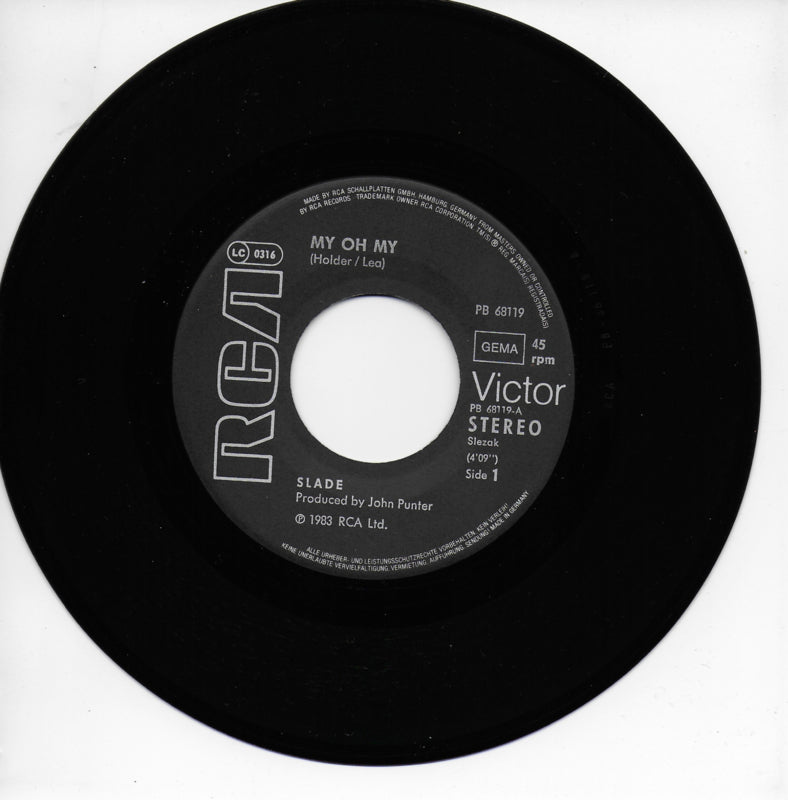 Slade - My oh my (Duitse uitgave)