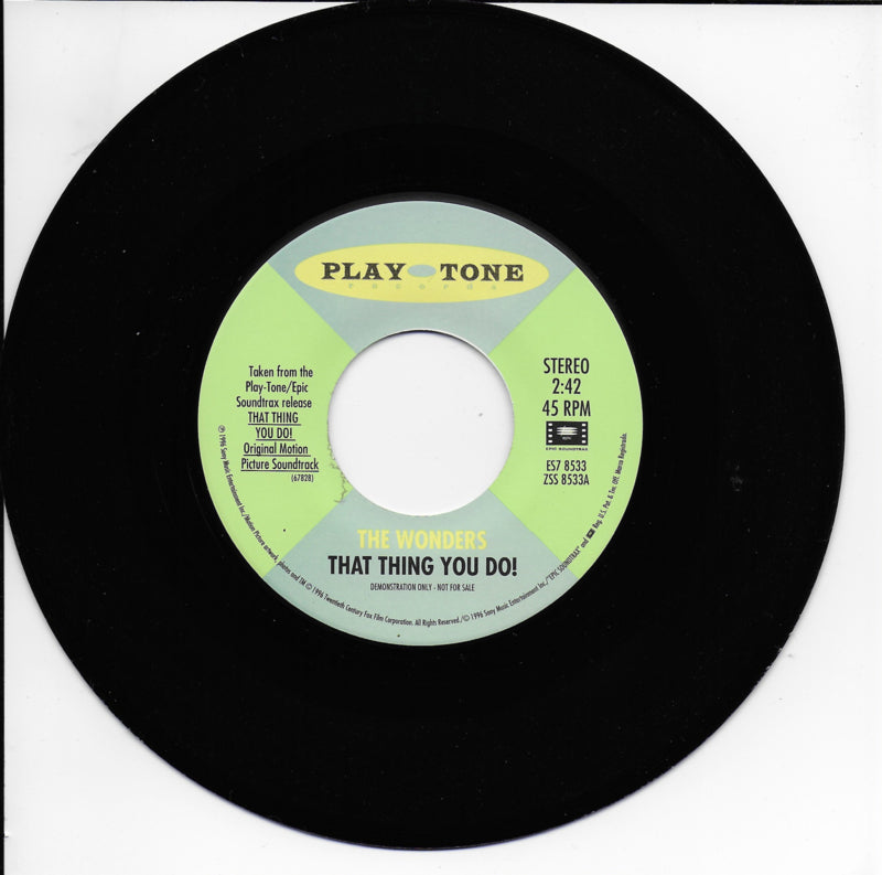 Wonders - That thing you do! (Amerikaanse uitgave)