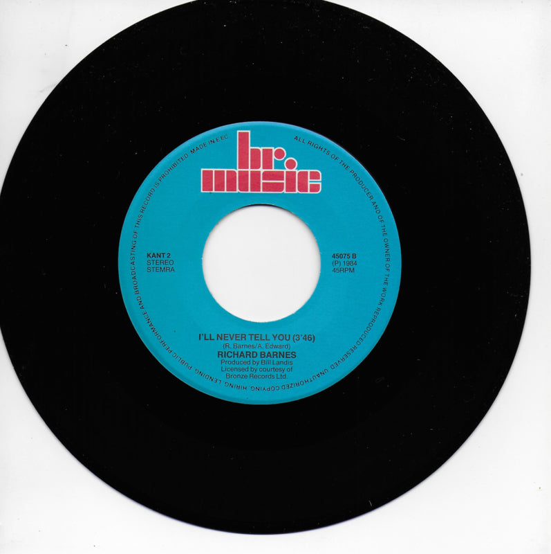 Richard Barnes - Take to the mountains / I'll never tell you