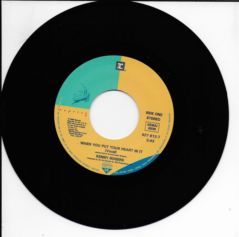 Kenny Rogers - When you put your heart in it