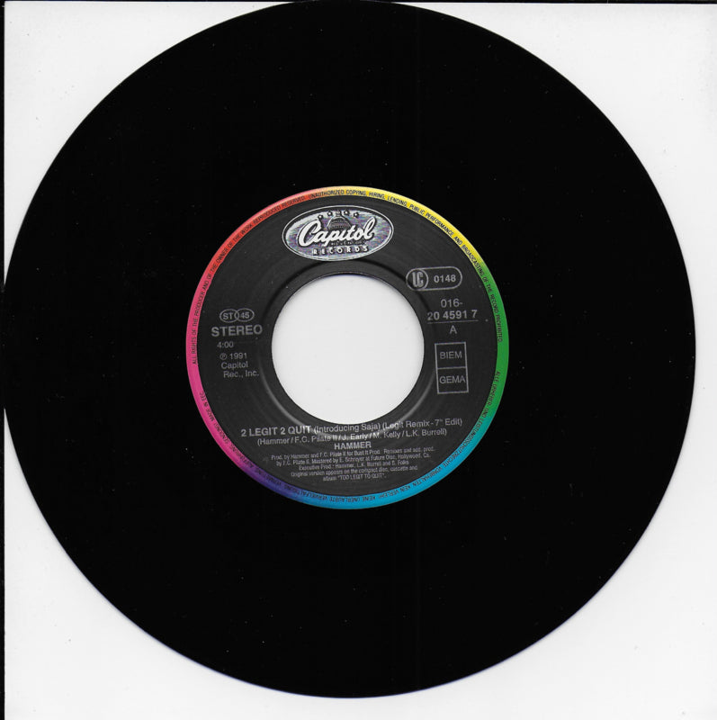 MC Hammer - 2 legit 2 quit