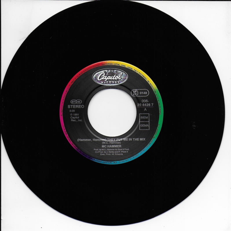 MC Hammer - (hammer hammer) They put me in the mix