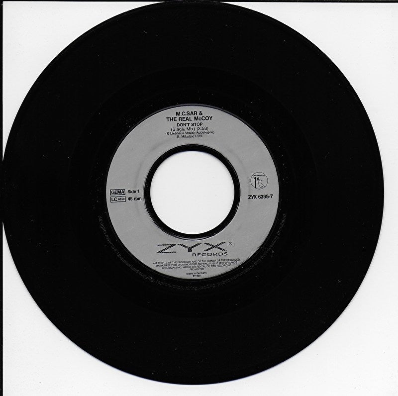 M.C. Sar & The Real McCoy ft. Sunday - Don't stop