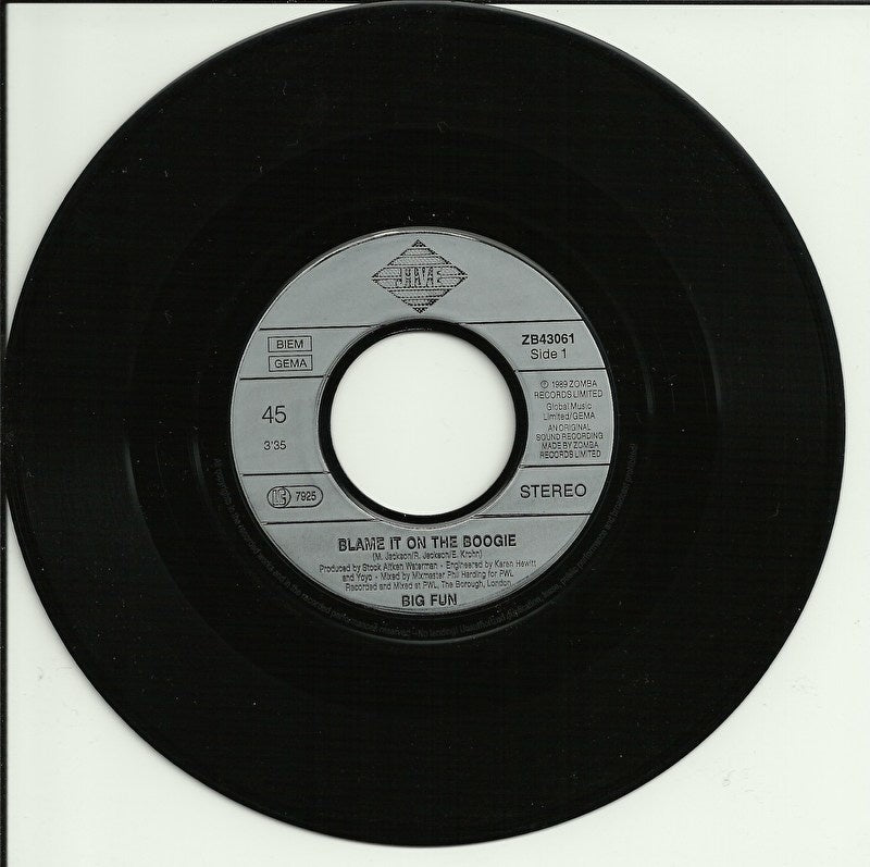 Big Fun - Blame it on the boogie
