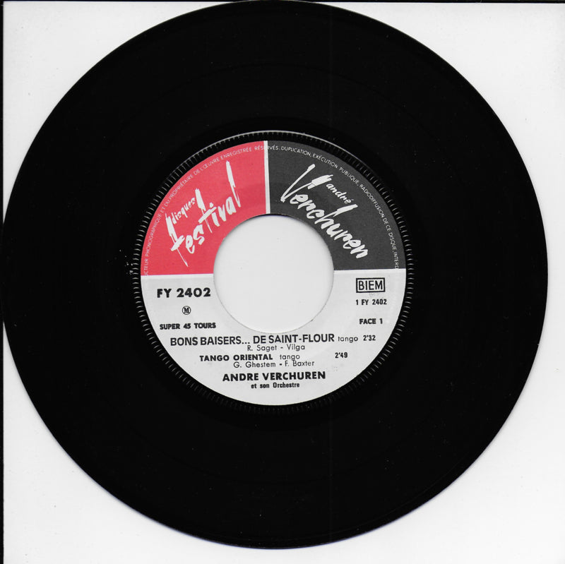 Andre Verchuren et son Orchestra - Bons baisers...de saint-flour