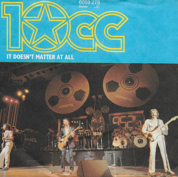 10CC - It doesn't matter at all (Duitse uitgave)