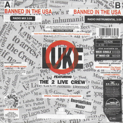 2 Live Crew ft. Luke - Banned in the U.S.A. (Duitse uitgave)