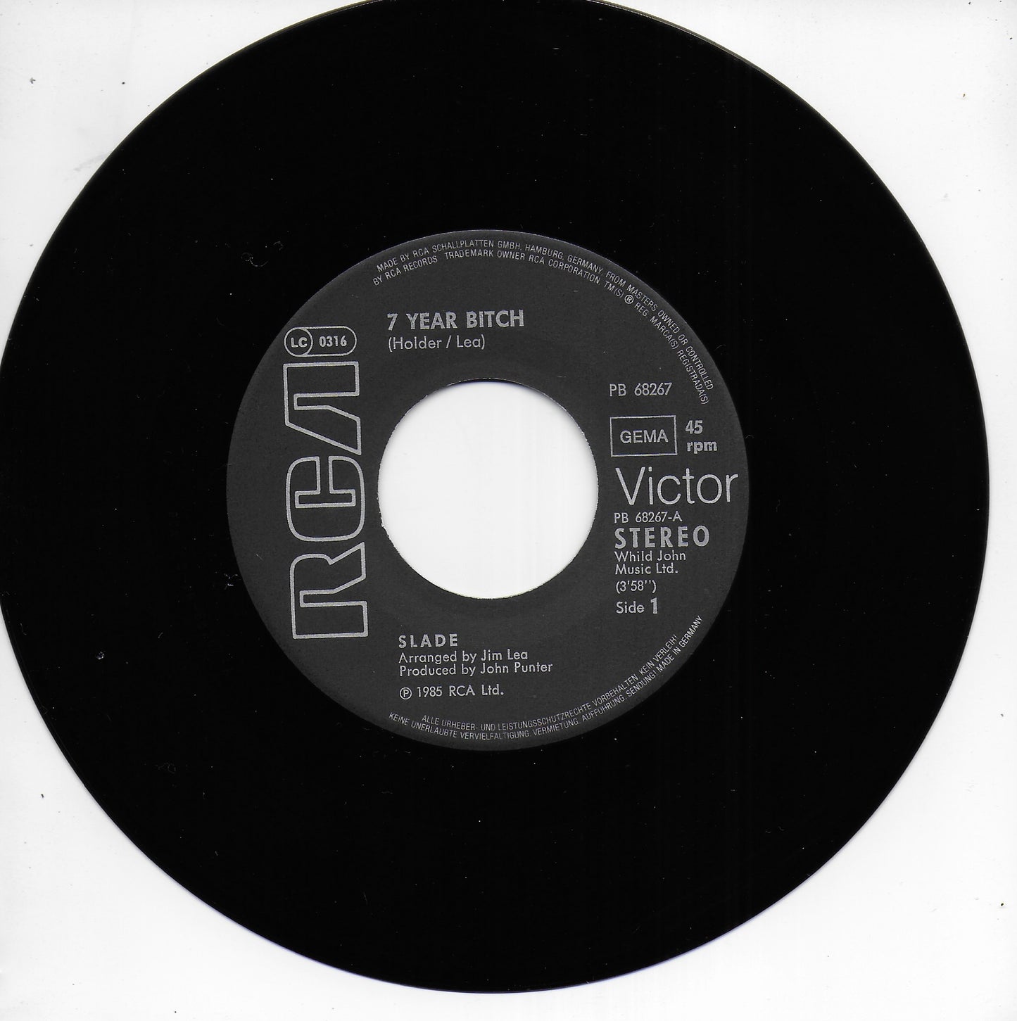 Slade - 7 year bitch (Duitse uitgave)