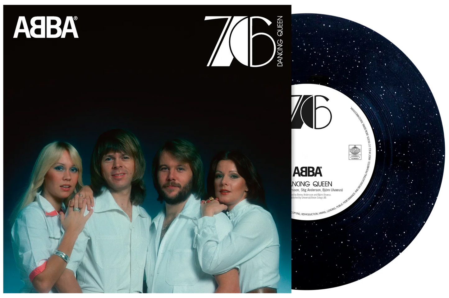 Abba - Dancing Queen (50th Anniversary, black 10" vinyl with sparkles)