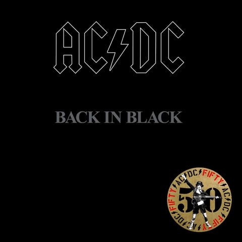 AC/DC - Back In Black (50th Anniversary of AC/DC, gold vinyl) (LP)