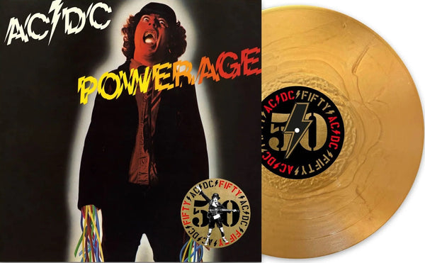 AC/DC - Powerage (50th Anniversary of AC/DC, gold vinyl) (LP)
