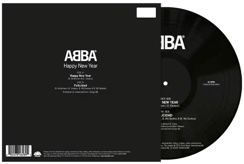 Abba - Happy New Year (Limited 2026 edition, zoetrope vinyl)